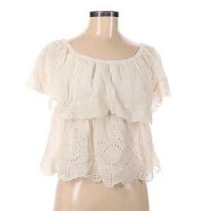 American Eagle Short Sleeve Peasant Top